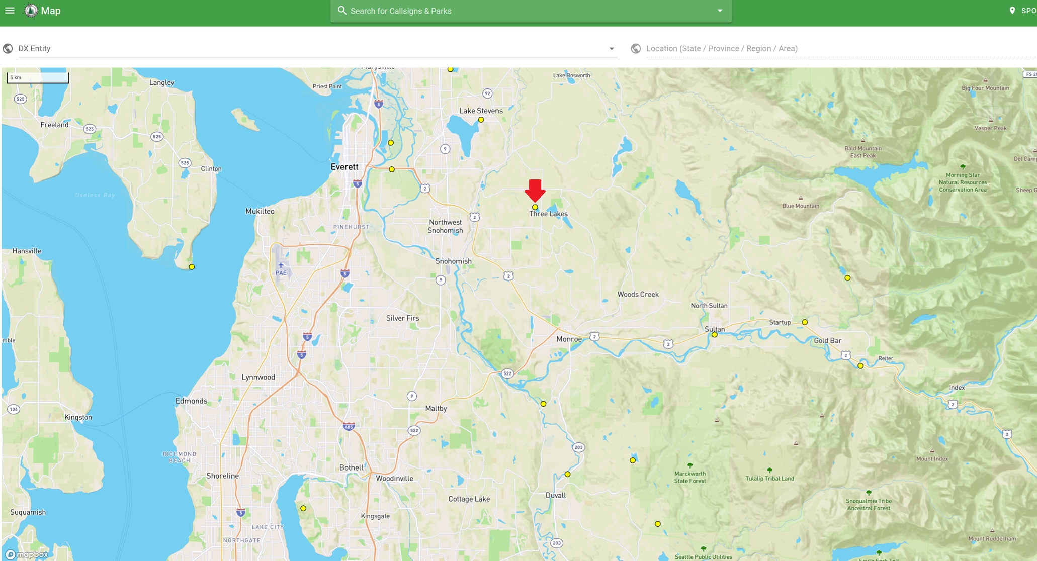 Panther Lake on POTA map